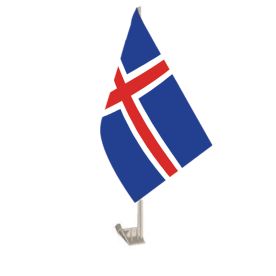 Iceland Car Flag