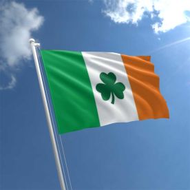 Ireland Shamrock Flag