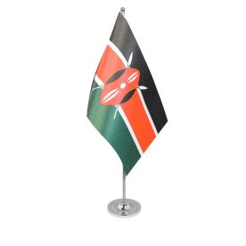 Kenya table flag satin