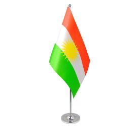Kurdistan table flag satin