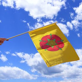 Lancashire Hand Waving Flag