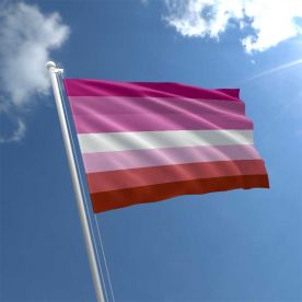 Lesbian Stripes Flag 5ft X 3ft