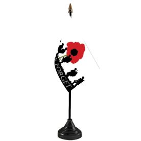 Lest We Forget Table Flag