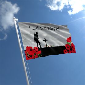 Lest We Forget flags