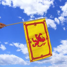 Lion Rampant (Scotland) Hand Waving Flag