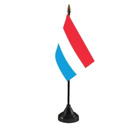 Luxembourg Table Flag