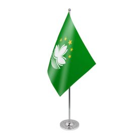 Macau Table Flag Satin