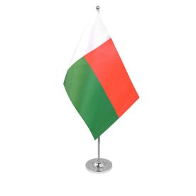 Madagascar table flag satin