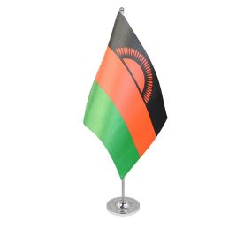 Malawi table flag satin