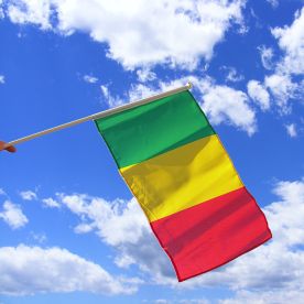 Mali Hand Waving Flag