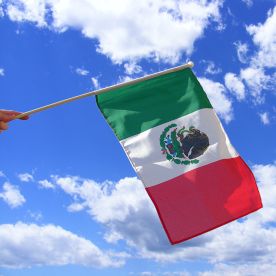 Mexico Hand Waving Flag
