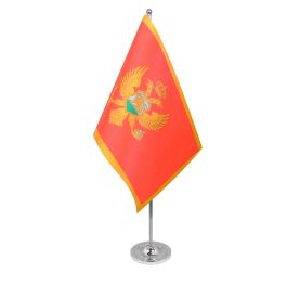 Montenegro table flag satin