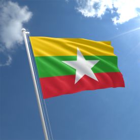 Myanmar Flag 3Ft X 2Ft