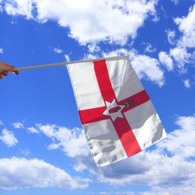 Northern Ireland Hand Waving Flag