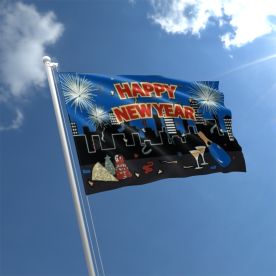 Happy New Year Flag