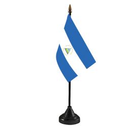 Nicaragua Table Flag