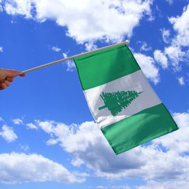 Norfolk Island Hand Waving Flag