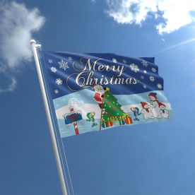 Santa North Pole Flag 