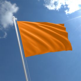 Plain Orange Flag 3Ft X 2Ft