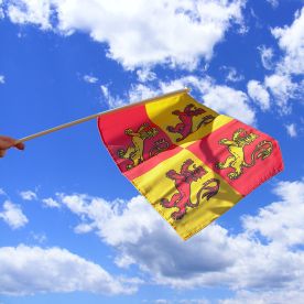 Owain Glyndwr Hand Waving Flag