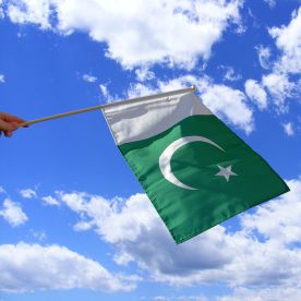 Pakistan Hand Waving Flag