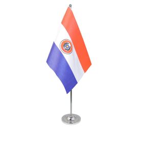 Paraguay table flag satin