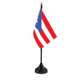 Puerto Rico Table Flag