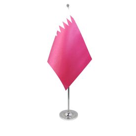 Qatar table flag satin
