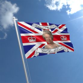 Queen Elizabeth 90th Birthday Flag 5ft x 3ft