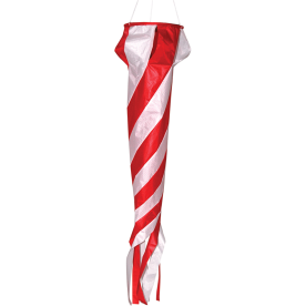 Red & White Turbo Spin Sock 140cm