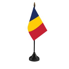 Romania Table Flag