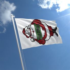 Santa Welcome Flag