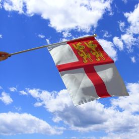 Sark Hand Waving Flag