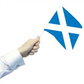 Scotland Hand Flags Pack Of 12