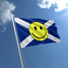 Scotland Smiley Face Flag
