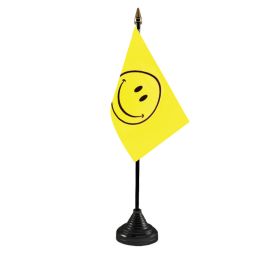 Smiley Face Table Flag