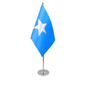 Somalia table flag satin