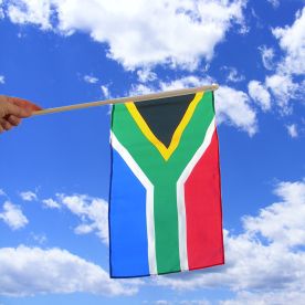 South Africa Hand Waving Flag