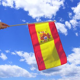 Spain Hand Waving Flag