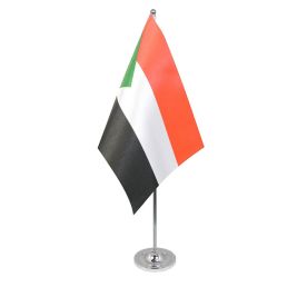 Sudan table flag satin