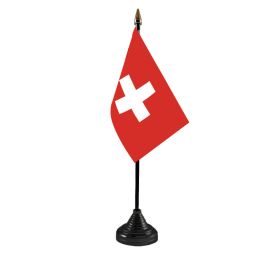 Switzerland Table Flag