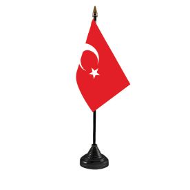 Turkey Table Flag