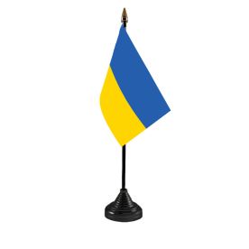 Ukraine Table Flag