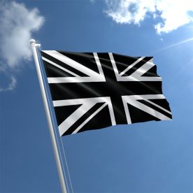 Black Union Jack flag