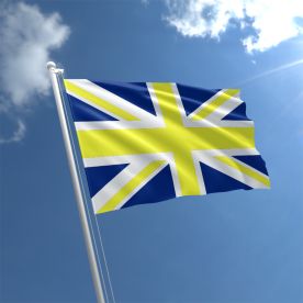 Union Jack Blue & Yellow Flag