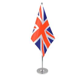 Union Jack table flag satin