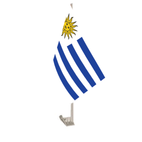 Uruguay Car Flag