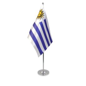 Uruguay table flag satin