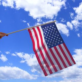 USA Hand Waving Flag