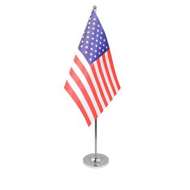 USA table flag satin